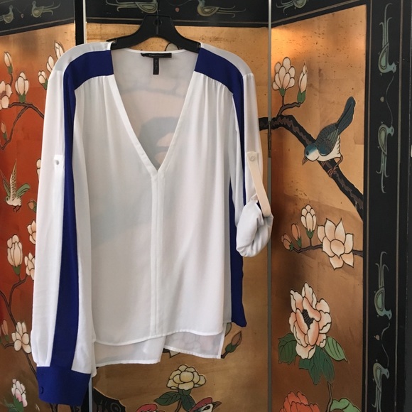 BCBGMaxazria large blouse - Picture 1 of 4